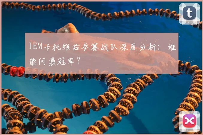 IEM卡托维兹参赛战队深度分析：谁能问鼎冠军？